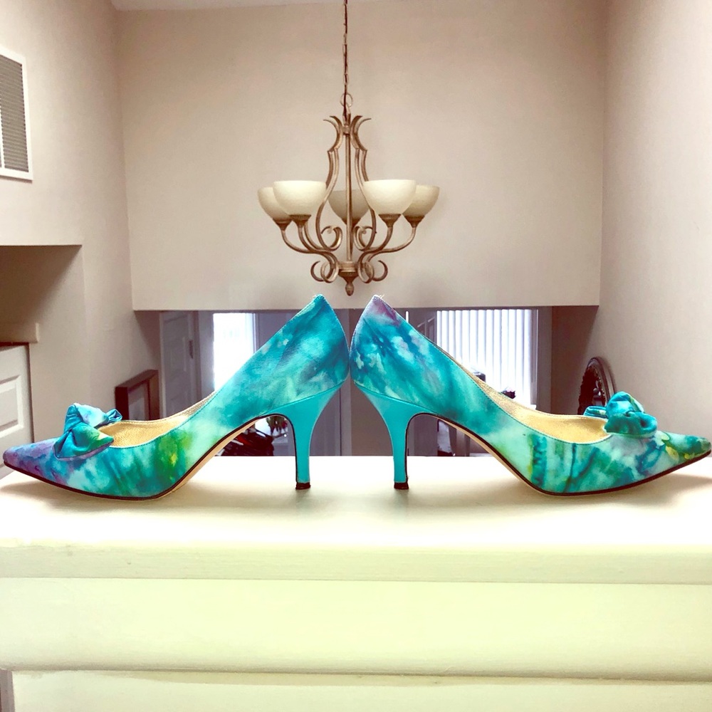 Butter Shoes Bow Tie Dye Blue 9.5